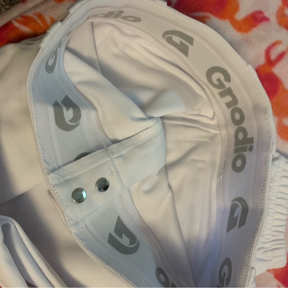 Boys White Baseball Knee length Pants size large - Picture 4 of 5